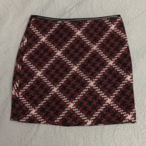 Express Plaid Mini Skirt Size Small NWT
